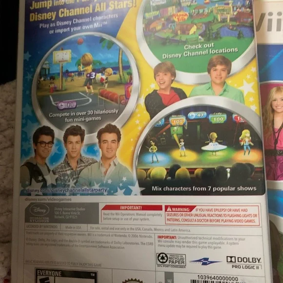 Video Games Consoles Disney Channel All Star Party Wii Poshmark